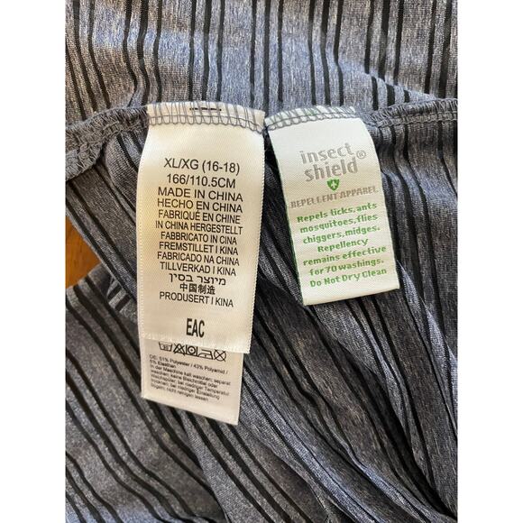 Insect Shield Repellant Apparel Exofficio Womens XL Long Sleeve Top Mesh - Picture 6 of 10